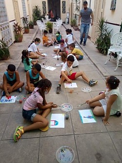 Los peques en el Taller de Verano del museo